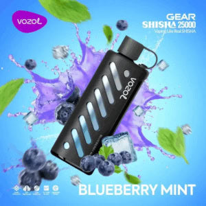 VOZOL GEAR SHISHA 25000 PUFFS - Blueberry Mint