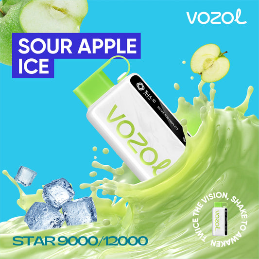 VOZOL STAR Sour Apple Ice (12000 Puffs)