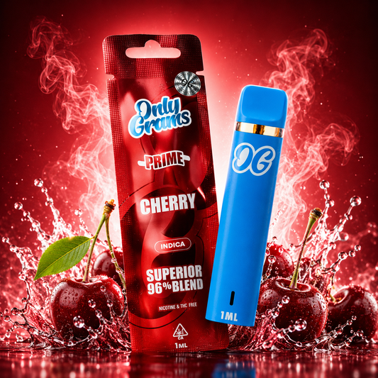 ONLYGRAMS SUPERIOR VAPE 96% 1ML - Cherry