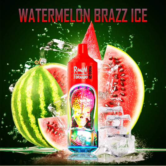 RANDM TORNADO 9000 PUFFS - Watermelon Brazz Ice