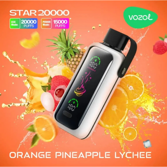 VOZOL STAR 20000 PUFFS - Orange Pineapple Lychee