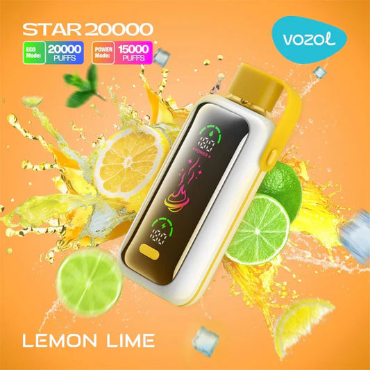 VOZOL STAR 20000 PUFFS - Lemon Lime
