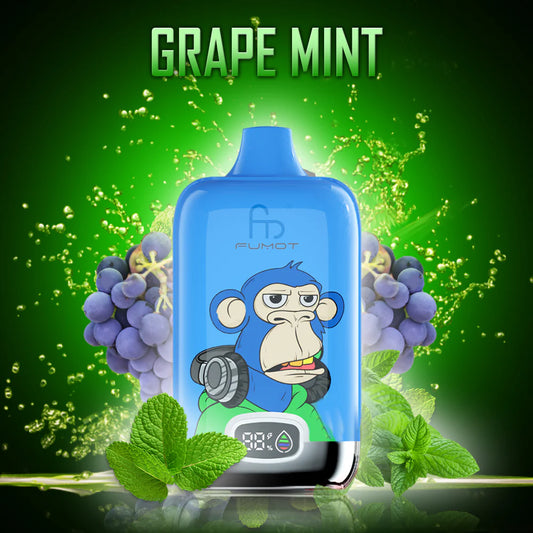 Fumot Digital Box 12000 Puffs Grape Mint