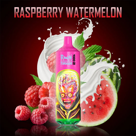 RANDM TORNADO 9000 PUFFS - Raspberry Watermelon