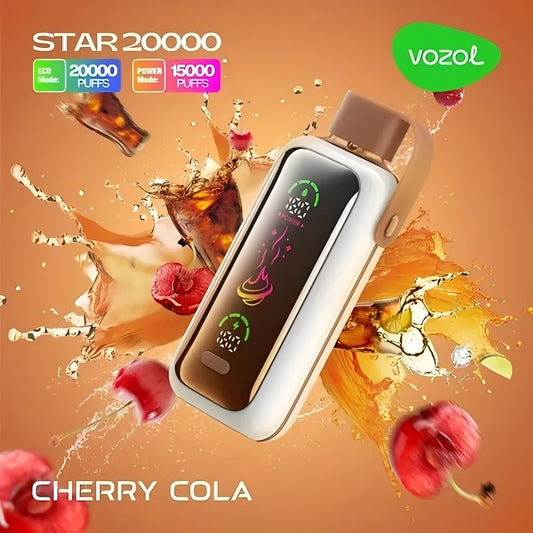 VOZOL STAR 20000 PUFFS - Cherry Cola