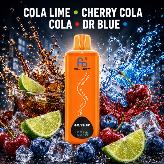 Fumot RandM Eco 3in1 24000 Puffs - Cola Lime - Cherry Cola - Dr Blue