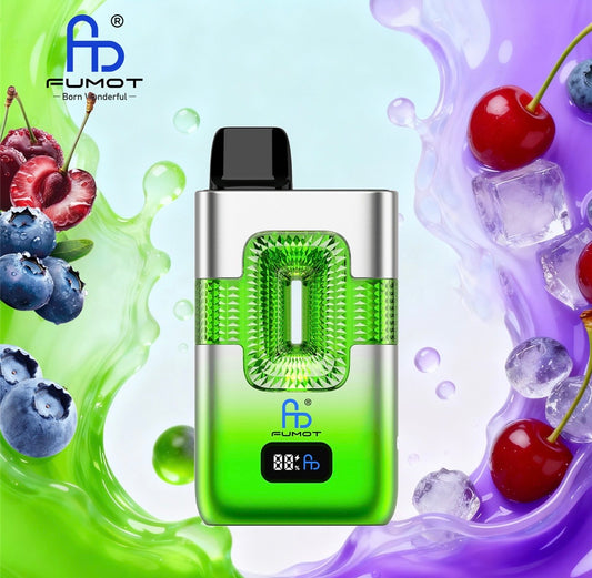 FUMOT ECO 2IN1 50000 PUFFS - Cherry Ice & Blue Razz Cherry