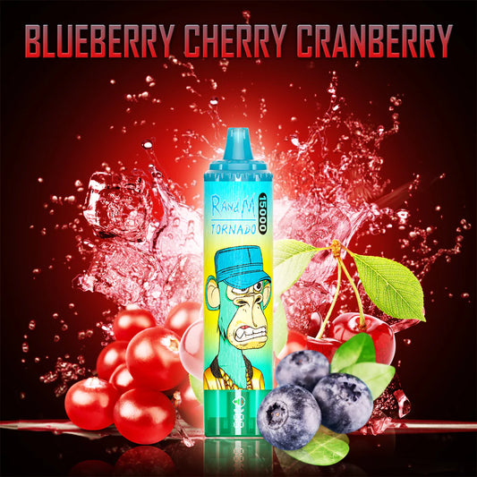 Fumot Randm Tornado 15000 Puffs Blueberry Cherry Cranberry