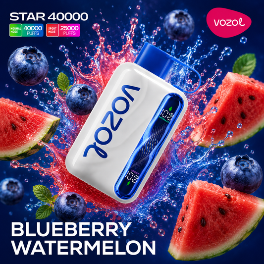 VOZOL STAR 40000 PUFFS - Blueberry Watermelon