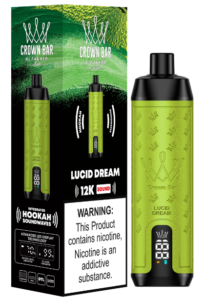 Al Fakher Crown Bar 12000 Puffs - Lucid Dream