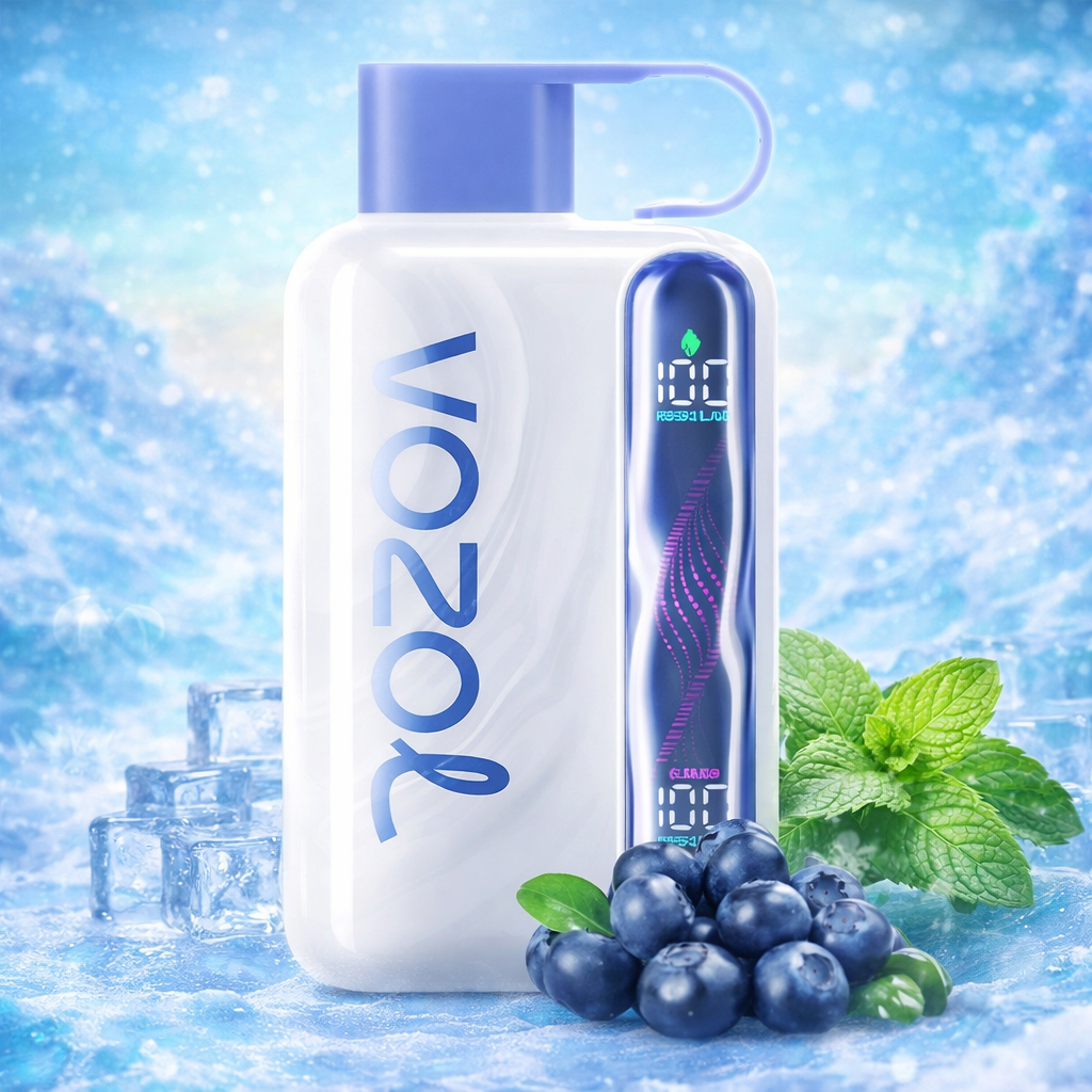 VOZOL STAR 40000 PUFFS - Blueberry Mint  JustDoVaping