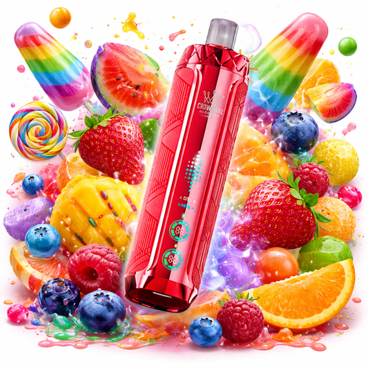 Al Fakher CRYSTAL V2 8000 Puffs - Fusion Pop