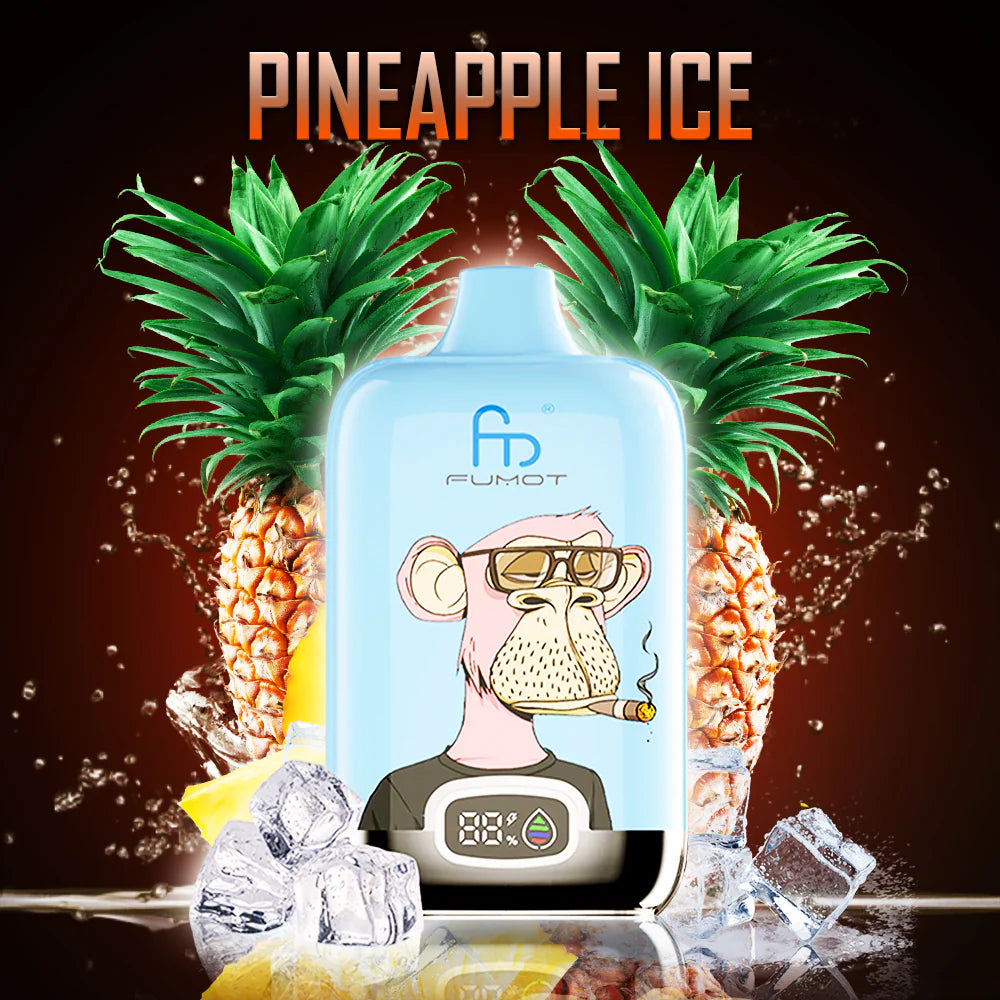 Fumot Digital Box 12000 Puffs Pineapple Ice JustDoVaping Fumot Digital Box 12000 Puffs Pineapple Ice JustDoVaping