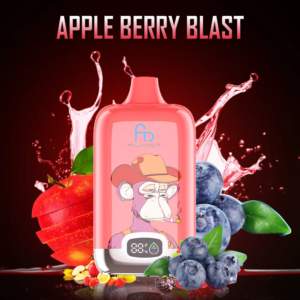 Fumot Digital Box 12000 Puffs Apple Berry Blast