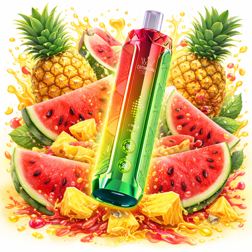 Al Fakher CRYSTAL V2 8000 Puffs - Watermelon Pineapple