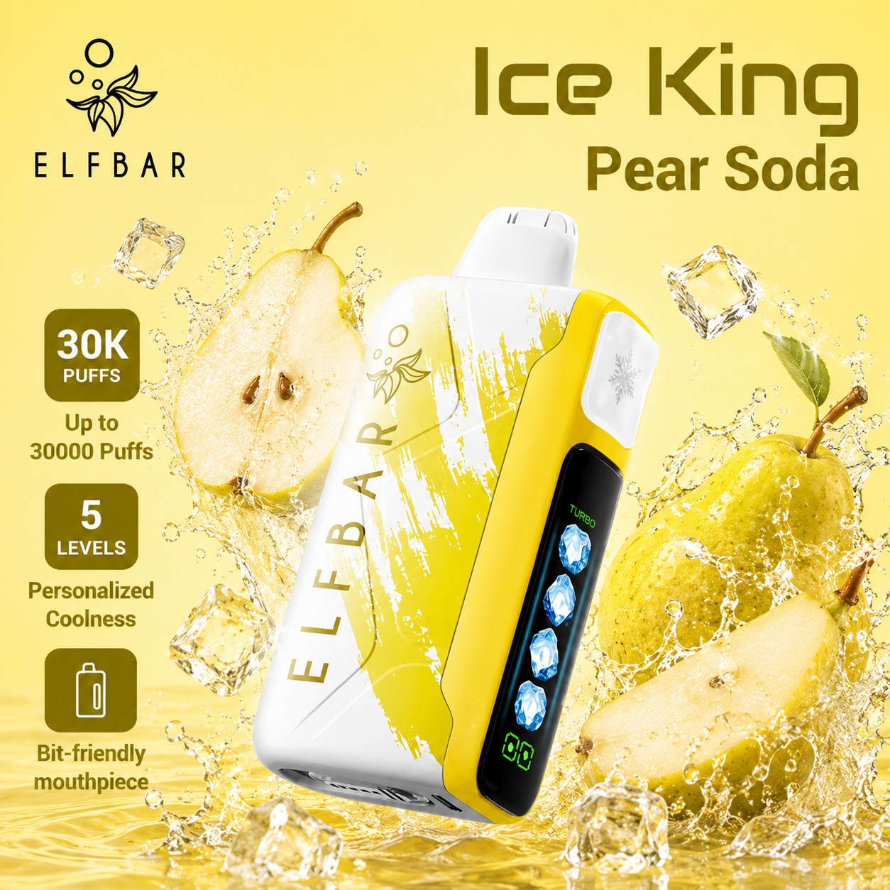 ELFBAR ICE KING 30000 PUFFS - Pear Soda