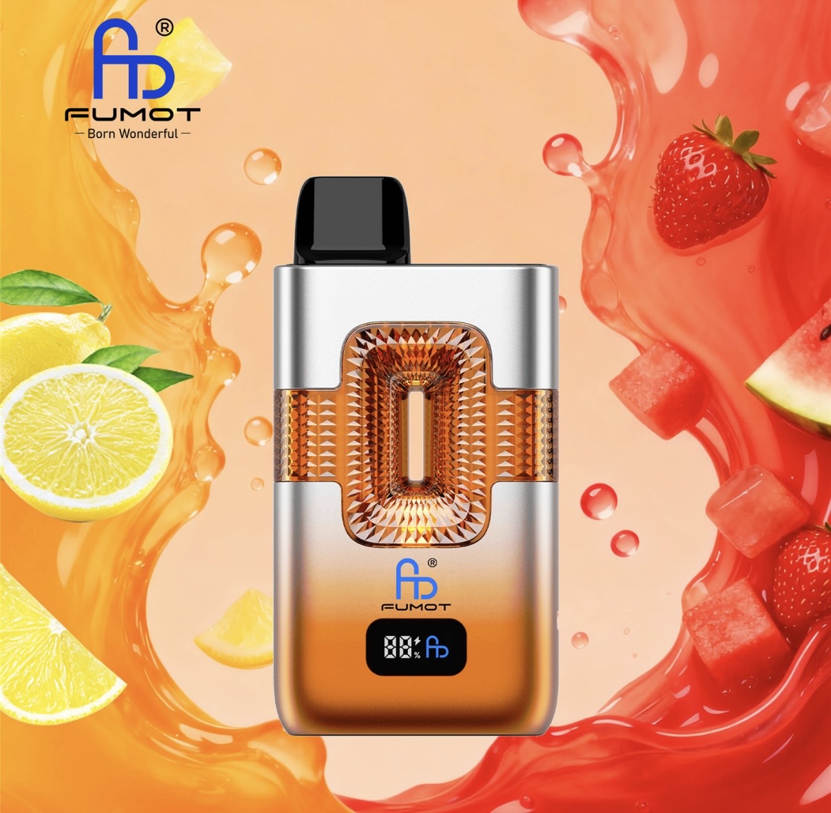 FUMOT ECO 2IN1 50000 PUFFS - Lemon Lime & Strawberry Watermelon