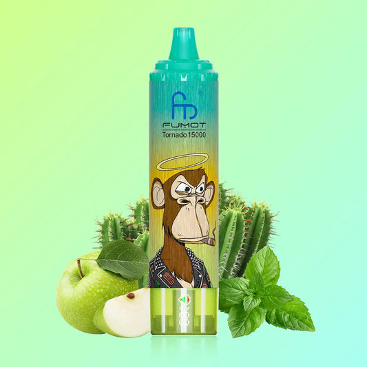 Fumot Randm Tornado 15000 Puffs Green Apple Citrus Menthol
