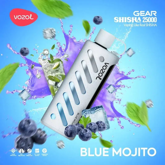 VOZOL GEAR SHISHA 25000 PUFFS - Blue Mojito
