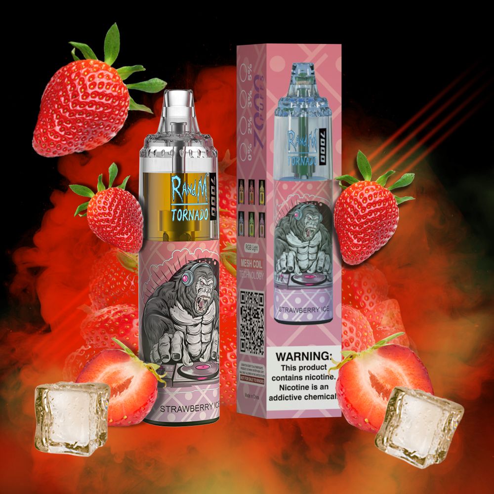 RandM Tornado - Strawberry (7000 Puffs)