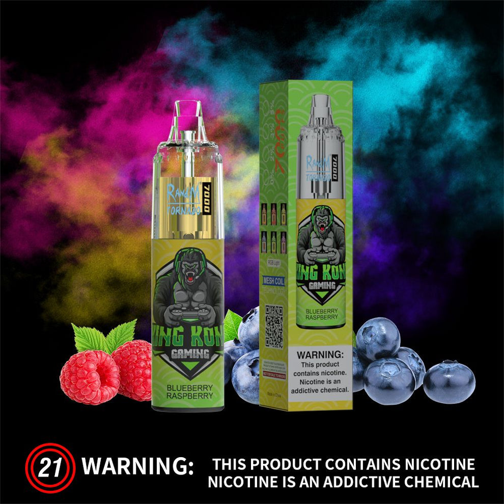 RandM Tornado - Blueberry Raspberry (7000 Puffs) – JustDoVaping