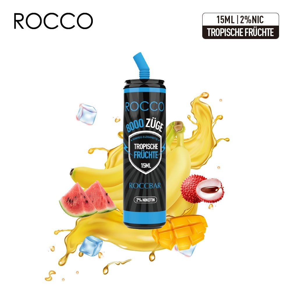 ROCCO Tropical Fruits (8000 Puffs)